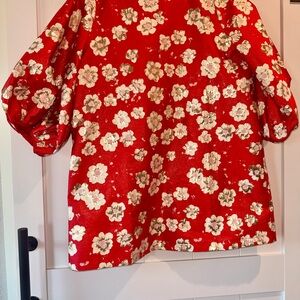 Buddy Love Red and Gold Mini Dress